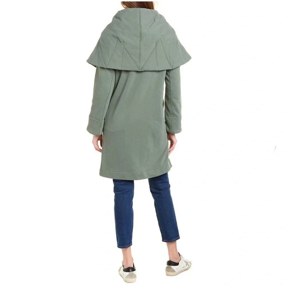 Bagatelle Quilted Drape Coat - Picture 2 of 13